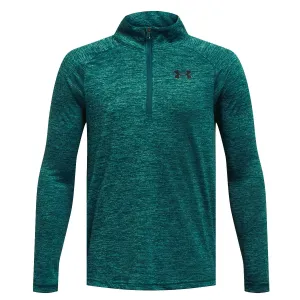 Under Armour Tech 2.0 1/2 Zip Top - Boys - Circuit Teal/Black